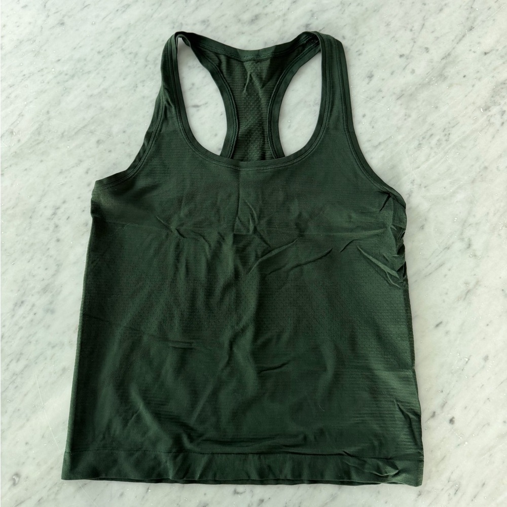 lululemon athletica Dark Green Tank Top